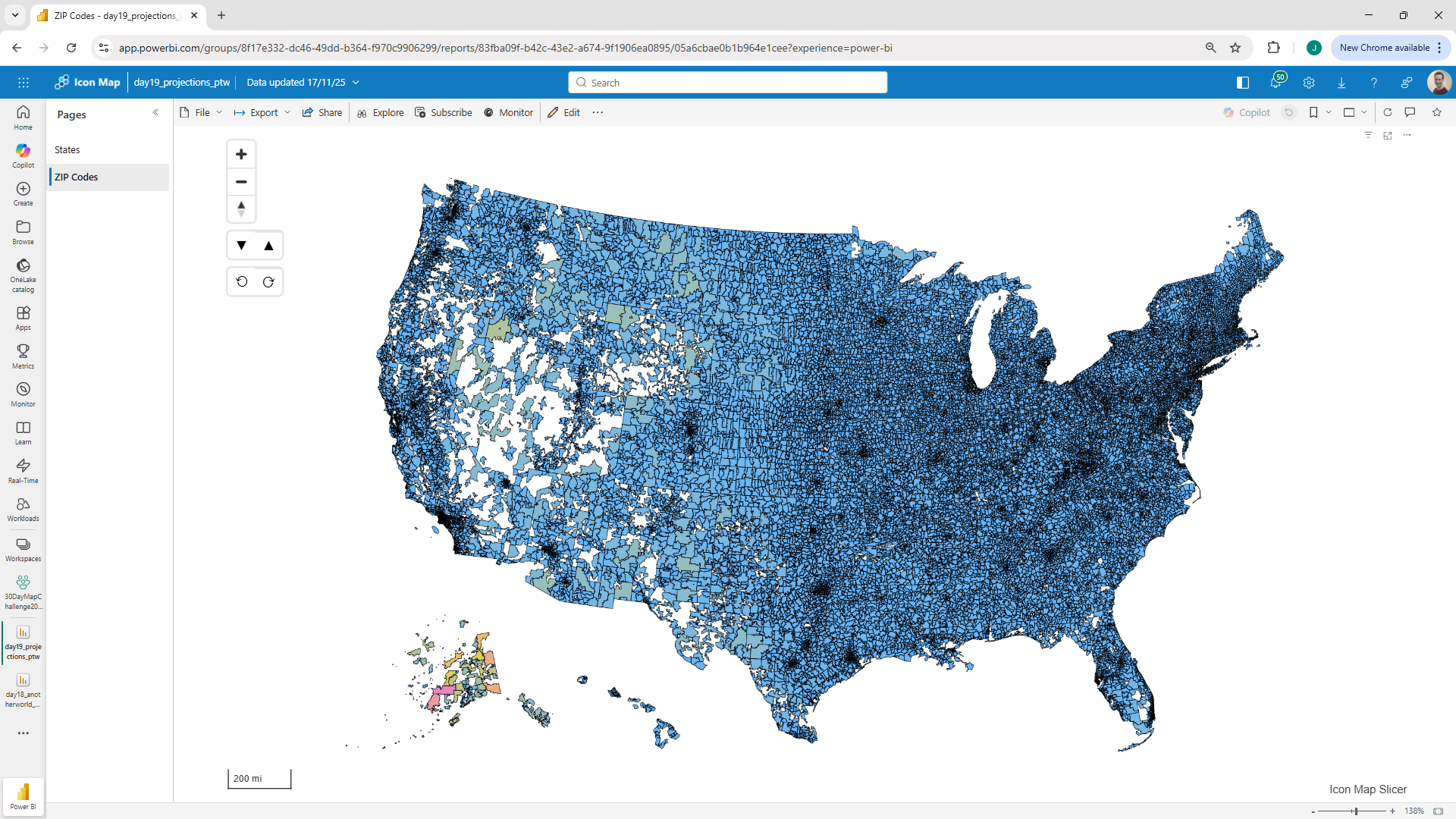 30 Day Map Challenge - Day 19 - Projections