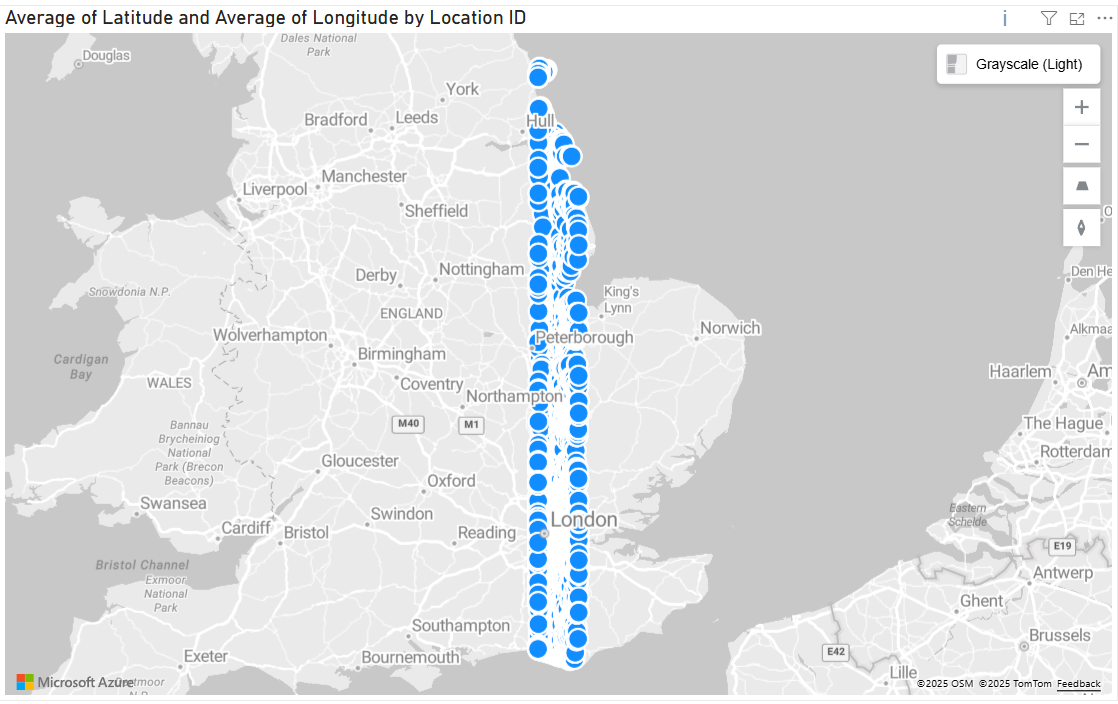 Azure Maps 30000 row limit